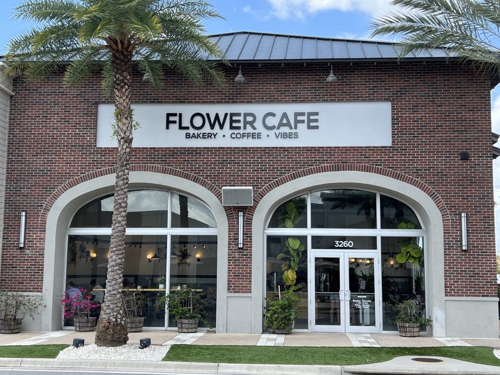 Flower Cafe Front of Building
